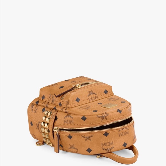 COPY - STARK BEBE BOO SIDE STUDS BACKPACK IN VISETOS (Mini size)